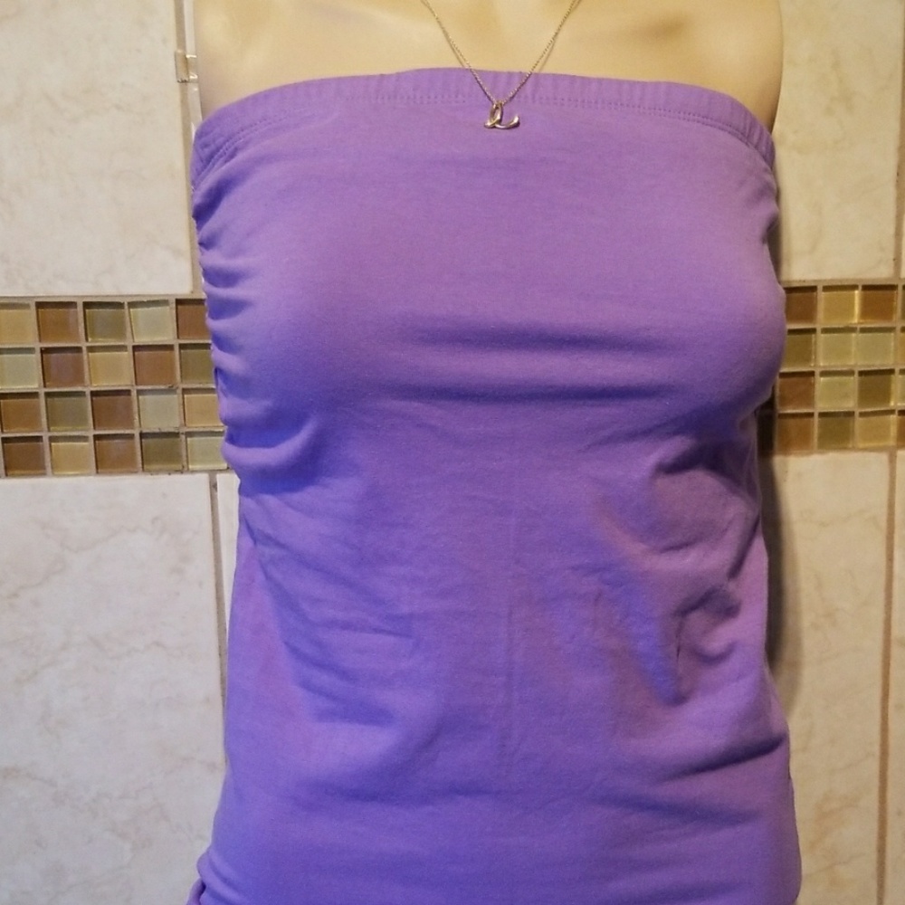 Purple tube top